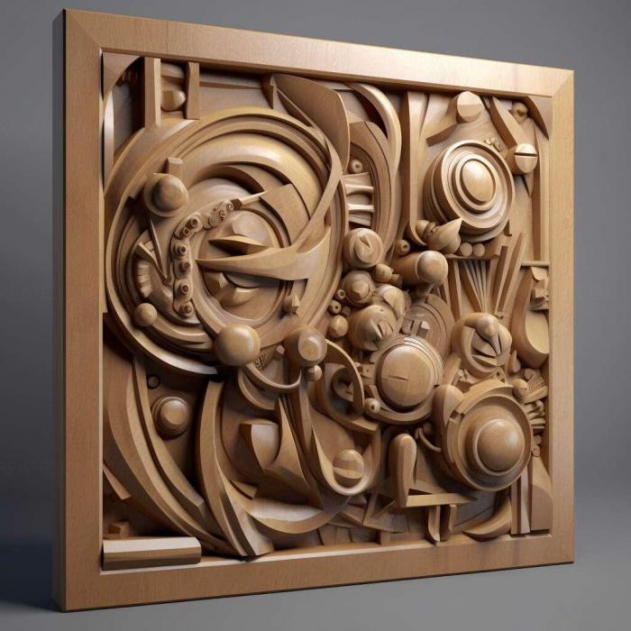 نموذج ثلاثي الأبعاد لآلة CNC 3D Art 